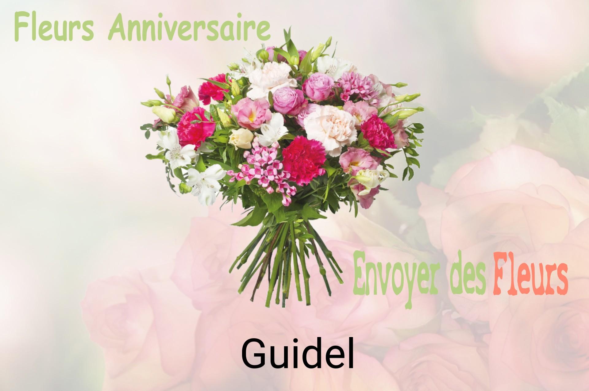Bouquet de fleurs d’anniversaire livré à Guidel